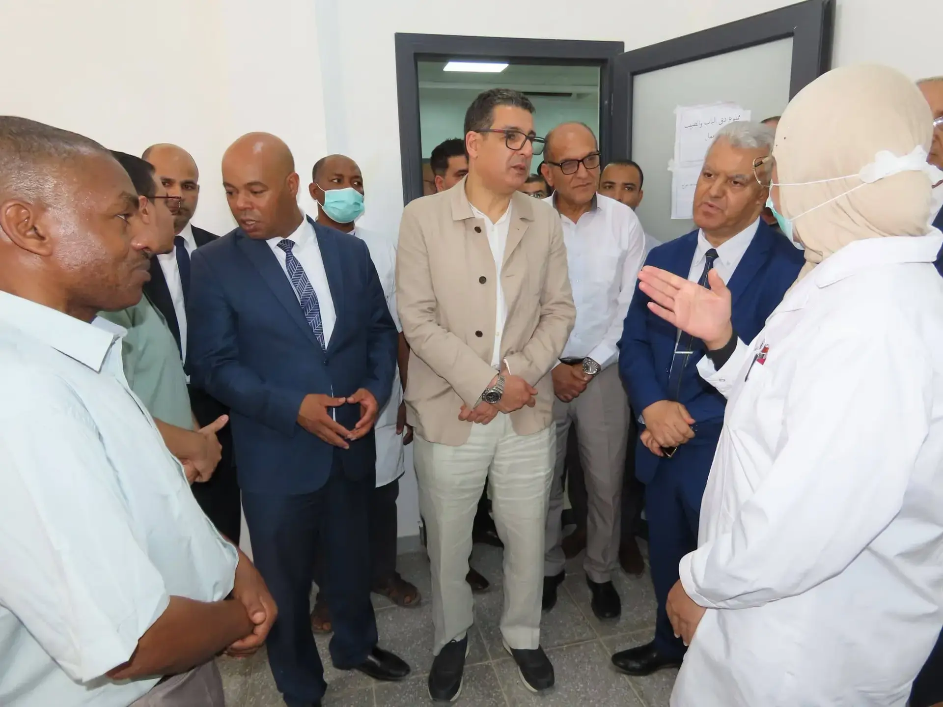 Timimoun Ait Messaoudene inspecte des structures de santé dans la commune d'Ouled Saïd